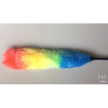Бытовая красочная статическая радуга длинный пластиковый микрофибра волшебный воздух пп тряпкой